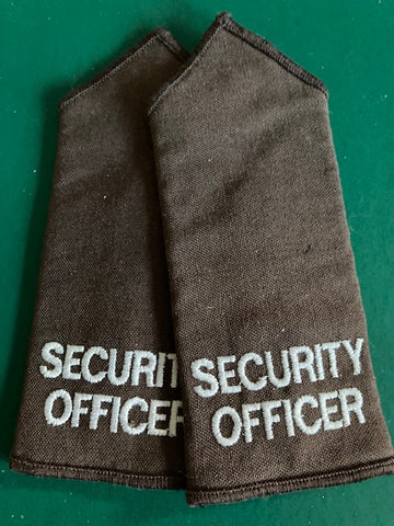 Security Officer Shoulder Slipons