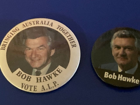 1980's - Bob Hawke Button Badges