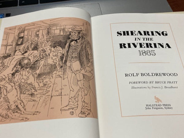 Shearing in the Riverina 1865