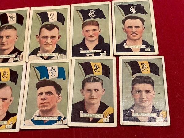 1934 - Allen's Steam Rollers Football Cards