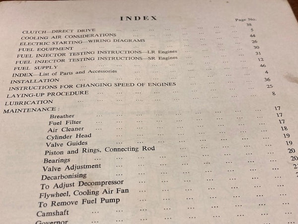 Lister Air Cooled Diesel Engines