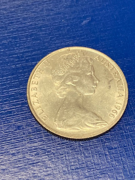 1966 - Round Fifty Cents Coin