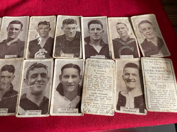 1933 - Football Cards