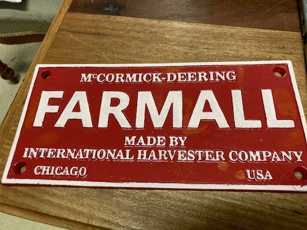 Farmall Sign