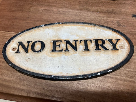 No Entry  Sign
