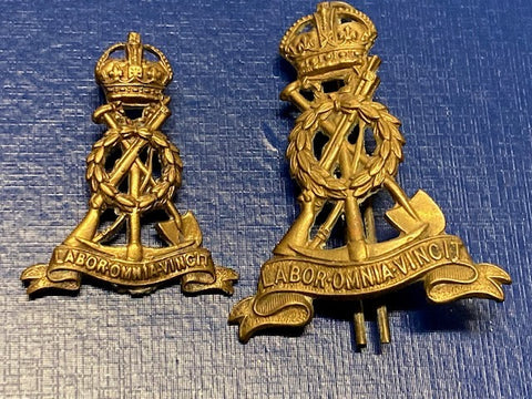Royal Pioneer Corps Cap & Collar Badge