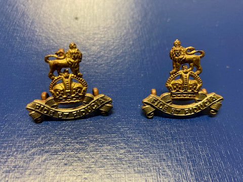 Royal Army Pay Corps Collar Pair