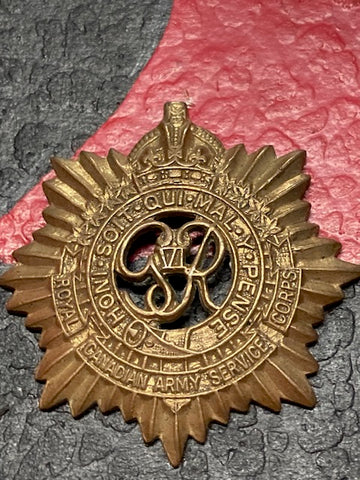Canadian Army Service Corps Cap Badge