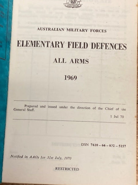 AMF 1969 - Elementary Field Defences