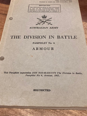 Australian Army 1965 - The Division in Battle