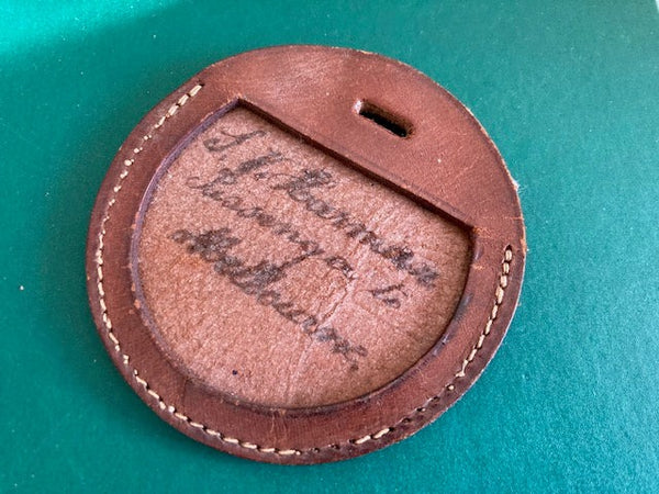 Victorian Railways Leather Luggage Tag