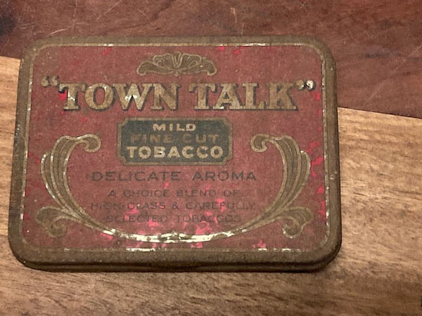Old Tabacco Tin of Badges