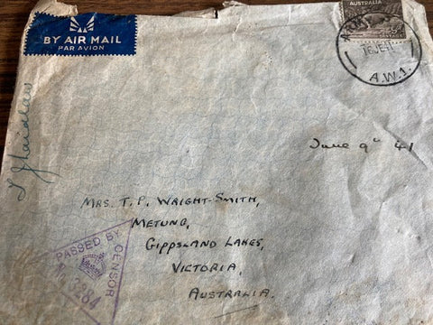 WW2 - On Active Service Letter