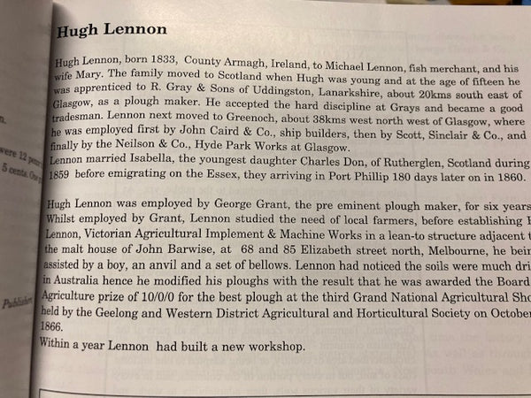 Hugh Lennon Plow & Machinery Company