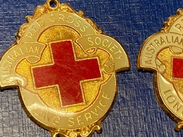 Red Cross Fobs & Badges