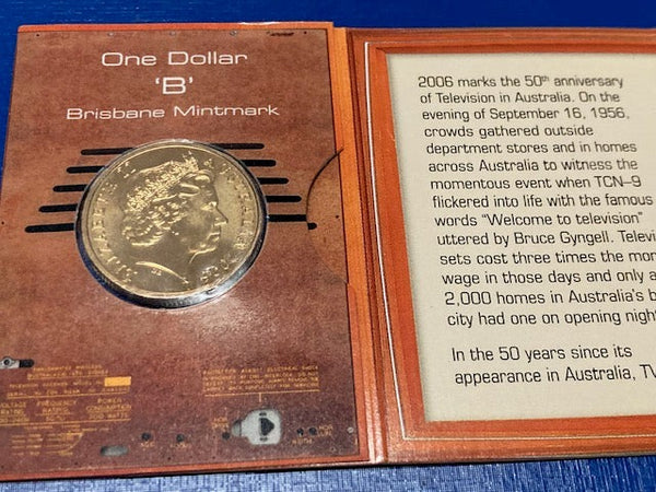 2006 - TV One Dollar Coin , B Mint Mark