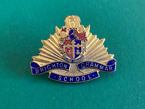 Brighton Grammar School Cadets Cap Badge