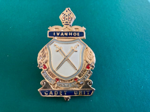 Ivanhoe Grammar School Cadet Unit Cap Badge
