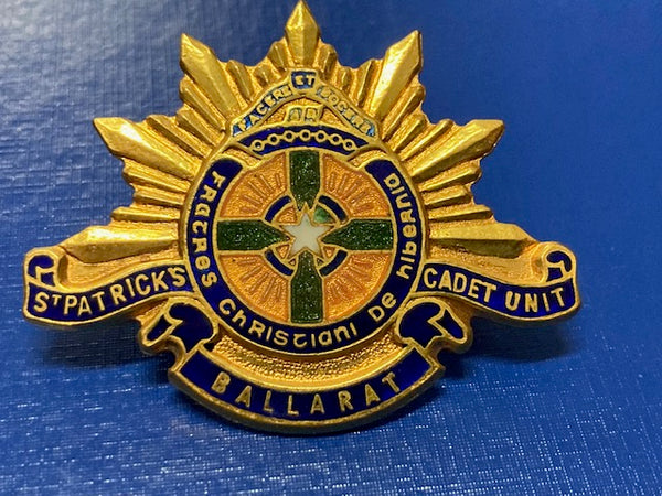ST Patrick's Ballarat Cadet Corps Cap Badge