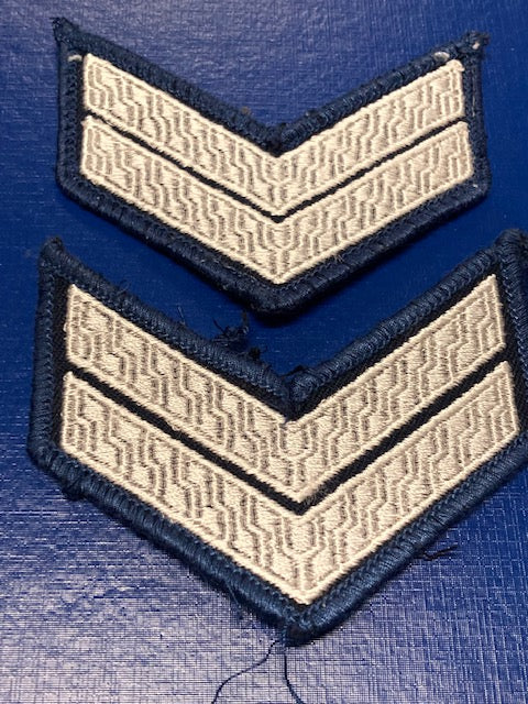 Police Ranks Single Chevron And Rocker Police Rank Chevrons | Rustys