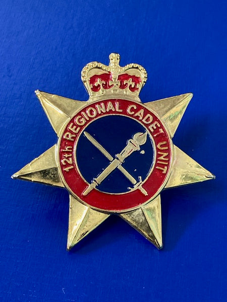 12th Regional Cadet Unit Cap Badge