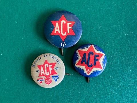 WW2 - ACF Button Badges