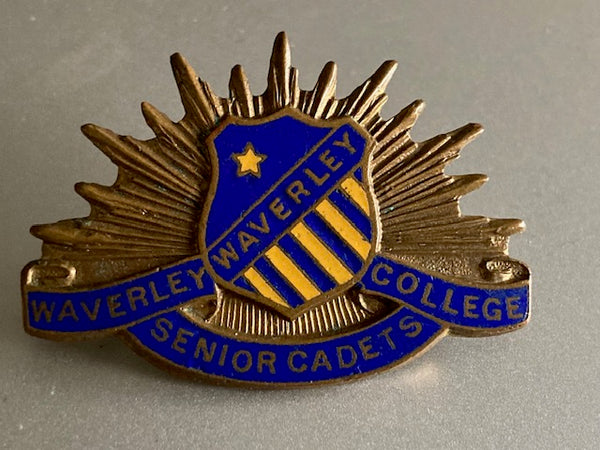 Waverley College Senior Cadets Cap Badge