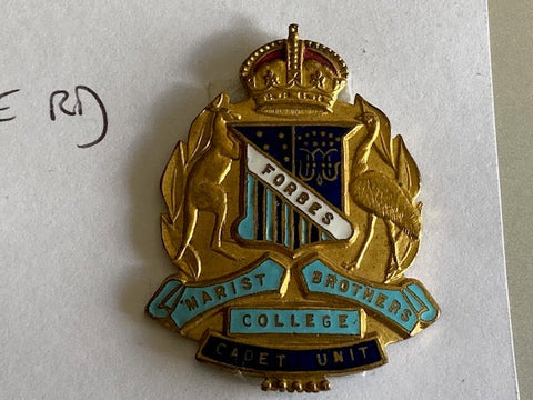 Forbes - Marist Brothers College Cadet Unit Badge