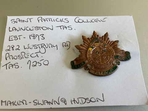ST Patricks College Cadets Badge - Launceston