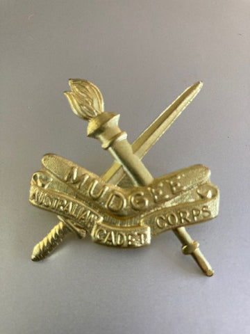 Mudgee Cadet Corps Cap Badge