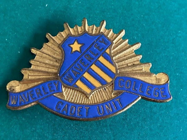 Waverley College Cadet Unit Badge