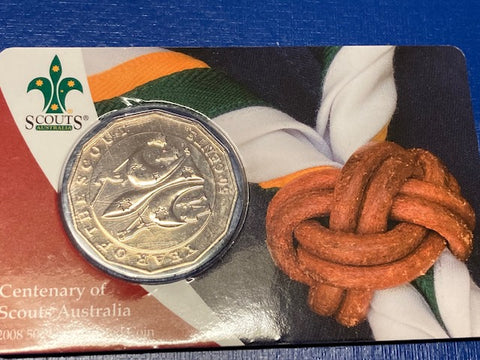 2008 - Scouts Fifty Cent Coin