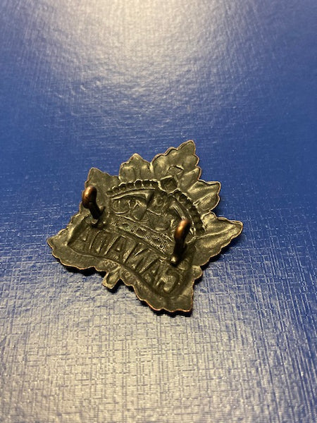 Canadian Oak Leaf Cap Badge