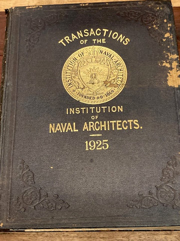 1925 - Naval Architects