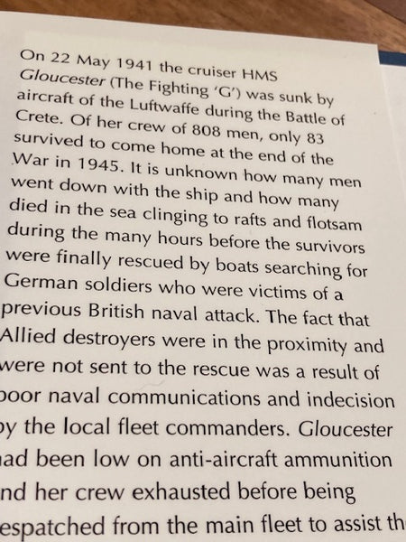 HMS Gloucester The Untold Story
