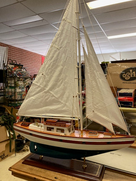 Wooden Model Yacht