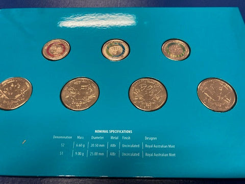 2018 - Gold Coast Commonwealth Games Coin Set