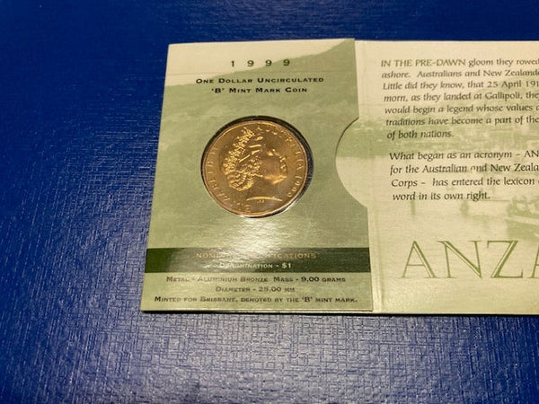 1999 - The Last  Anzacs One Dollar