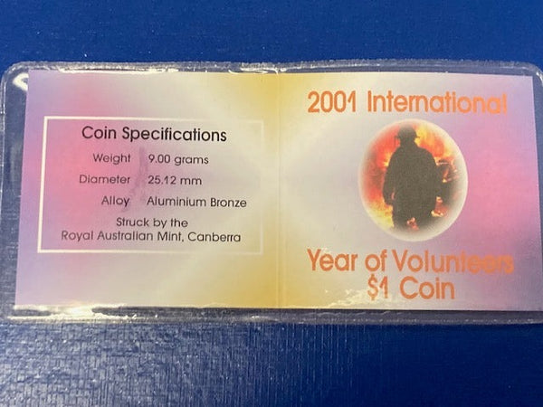 2001 - Volunteers One Dollar Coin