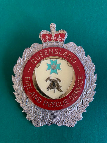 Queensland Fire & Rescue Service Cap Badge