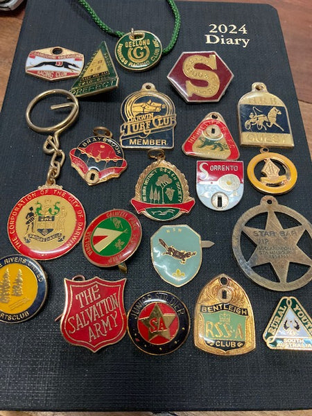 20 - Assorted Badges and Fobs