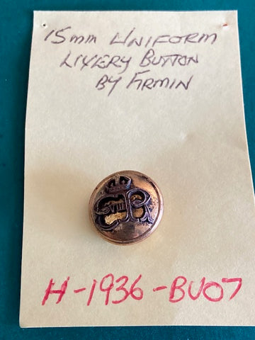 British Uniform Livery Button