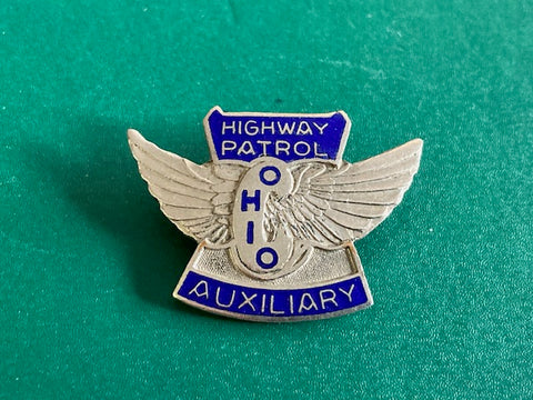 Ohio Highway Patrol Auxiliary Enamel Badge