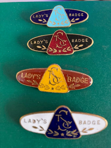 Sale Turf Club Lady's enamel Badges