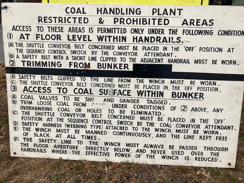 Ex Hazelwood Power Station Coal Plant Sign