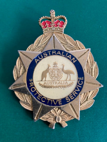Obsolete - Australian Protective Service Cap Badge