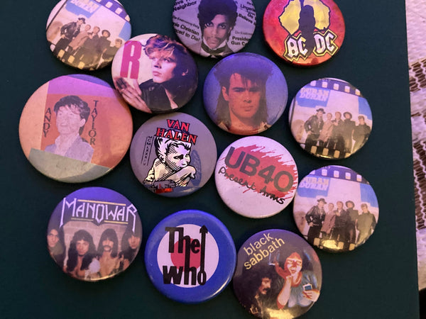 1980's - Pop Badge Lot