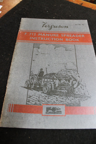 Ferguson Manure Spreader Instruction Book