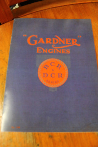 " Gardner " Engines Brochure