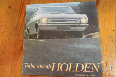 1966 - Turbo-Smooth Holden Brochure